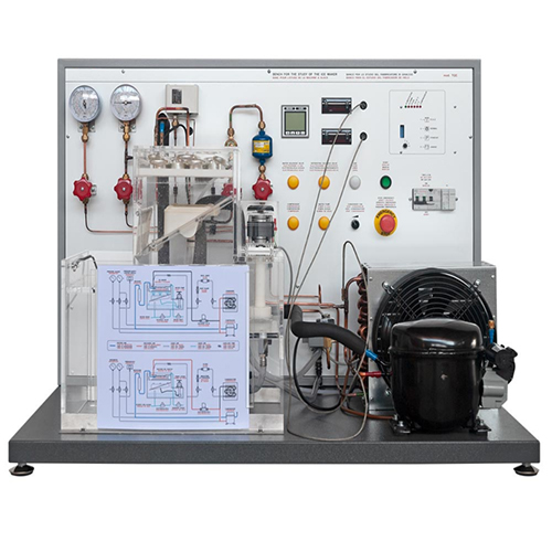 Banco para el estudio de la máquina de hielo Equipos de capacitación en refrigeración Equipos de educación técnica