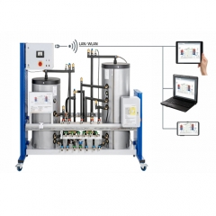 Módulo de almacenamiento central con controlador Material didáctico Equipos de formación profesional Equipos de formación renovables