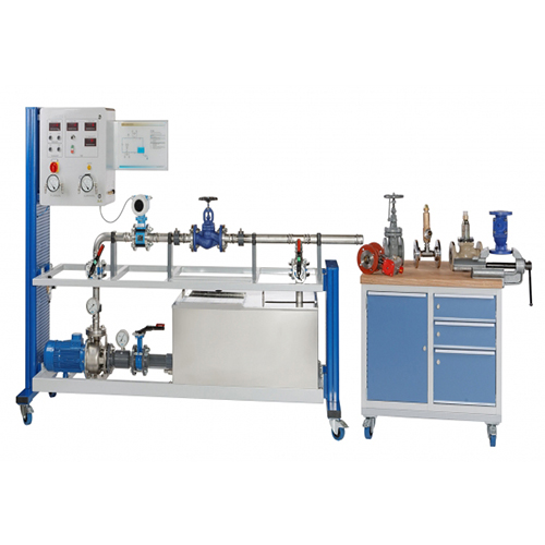 Pump And Valves And Fittings Test Stand Didactic Equipment Vocational Education Equipment Fluid Mechanics Lab Equipment