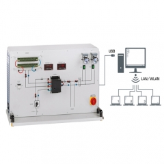 Unidade de controle para usina eólica ET 220.01 Equipamento de demonstração Equipamento de treinamento vocacional Equipamento de treinamento renovável