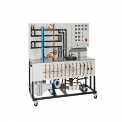 Comparación de varios intercambiadores de calor Equipos didácticos Equipos de formación profesional Equipos de laboratorio térmico