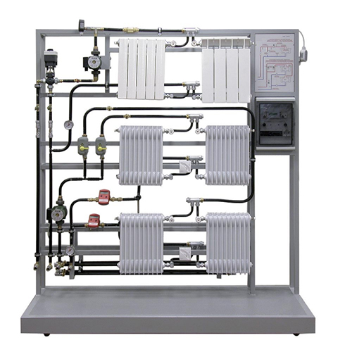 Unidade para estudar distribuição de energia e controle de refrigeração instrutor de treinamento técnico equipamento