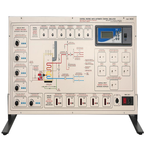 Simulador de control automatizado de plantas de calefacción Equipos de formación en refrigeración Equipos didácticos