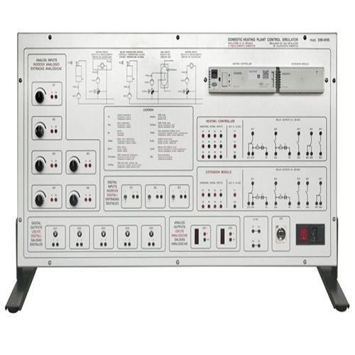 Simulador de planta de aquecimento doméstico Equipamento de laboratório de refrigeração Equipamento didático