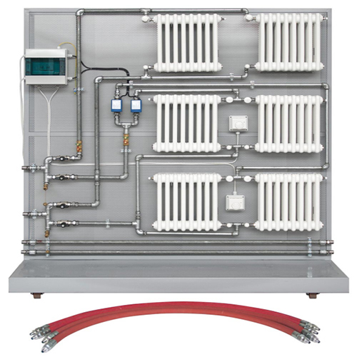 Base Unit For Heat Distribution Heating and sanitary systems Educational Laboratory Equipment