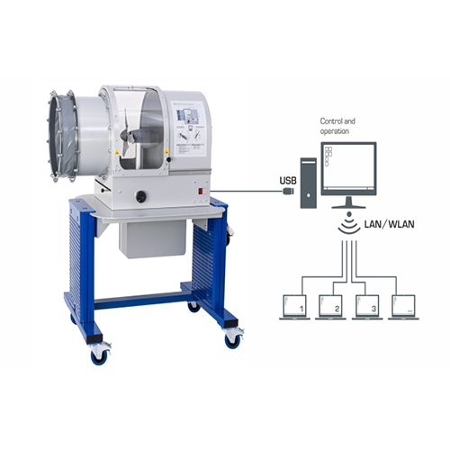 Usina Eólica com Ajuste de Lâmina de Rotor Equipamento Didático Equipamento de Treinamento Vocacional Equipamento de Treinamento Renovável