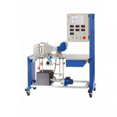 Finned Tube Heat Exchanger Water/Air Didactic Equipment Vocational Training Equipment Thermal Lab Equipment