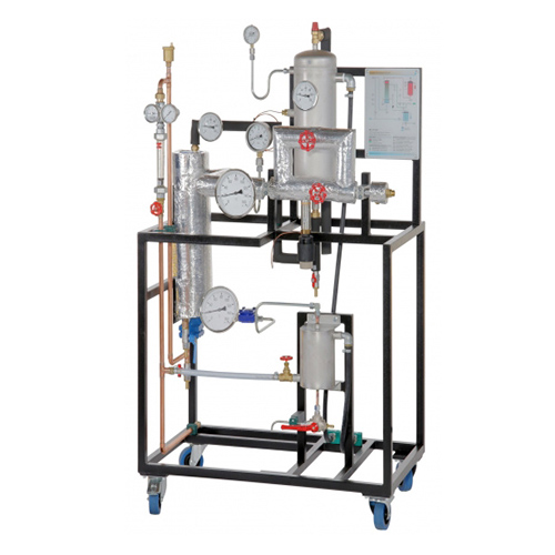 Shell & Tube Heat Exchanger Steam/Water Didactic Equipment School Teaching Equipment Thermal Lab Equipment