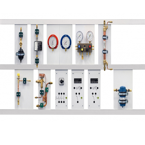 Refrigeration Components For Basic Experiments Didactic Equipment Vocational Training Equipment Refrigeration Training Equipment