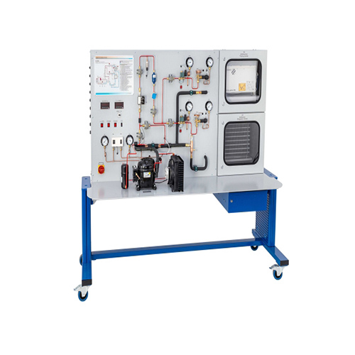 Sistema de Refrigeração Com Câmara de Refrigeração e Congelamento Equipamento Didático Equipamento de Educação Profissional Equipamento de Treinamento em Refrigeração