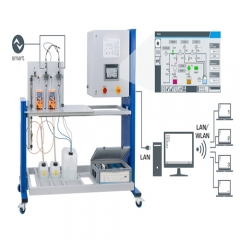 Equipo didáctico para el control del valor de pH Equipo de formación profesional Entrenador en control de procesos