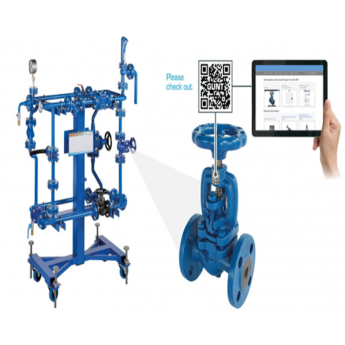 Estación Compacta de Montaje de Tuberías, Válvulas y Accesorios Equipos Didácticos Equipos de Formación Profesional Equipos de Laboratorio de Mecánica de Fluidos