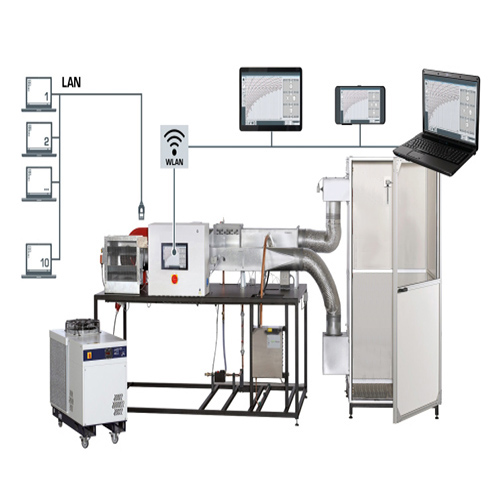 Air Conditioning System With Chamber Didactic Equipment Vocational Training Equipment Refrigeration Training Equipment