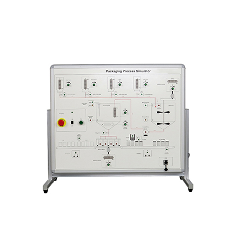 Simulador de Processo de Embalagem Equipamento Didático Equipamento de Treinamento Profissional Instrutor de Controle de Processo