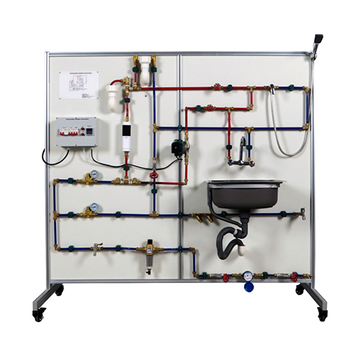 Demonstrador de Instalação de Água Potável Equipamento Didático Equipamento de Educação Profissional Equipamento de Laboratório Térmico