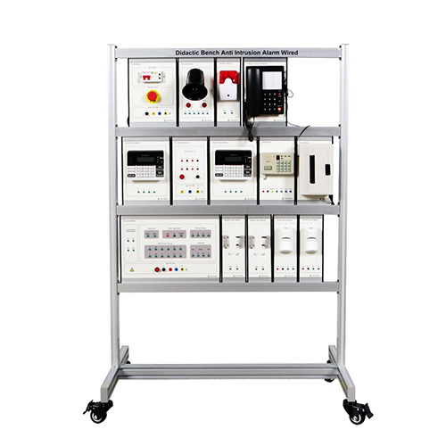 Banco Didático Alarme Anti-Intrusão com Fio Equipamento Didático Equipamento de Treinamento Vocacional Equipamento de Treinamento de Construção
