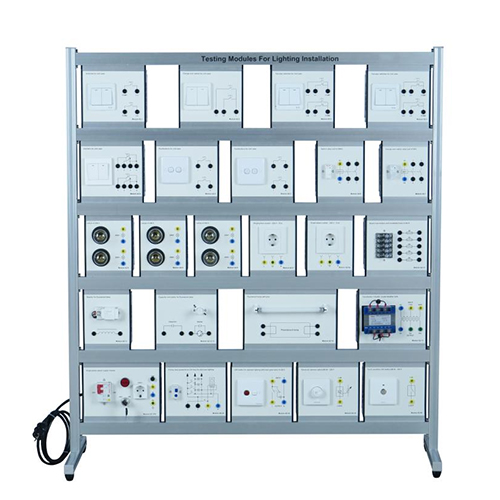 Testing Modules for Lighting Installation Didactic Equipment Vocational Training Equipment Electrical Training Equipment