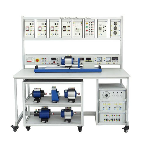 Motor And Electrical Technology Trainer Didactic Equipment Vocational Training Equipment Electrical Training Equipment