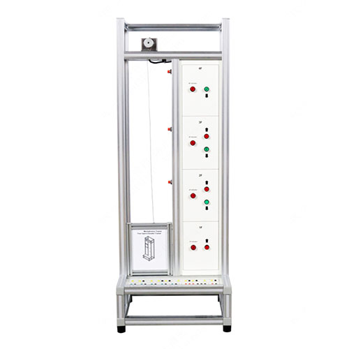 Four Layer Elevator Trainer Didactic Equipment Vocational Education Equipment Electrical Training Equipment