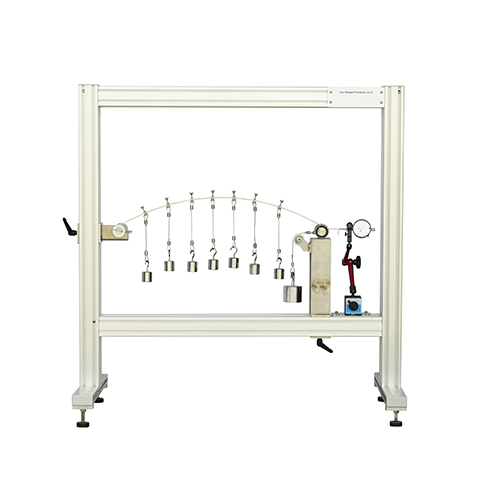 Equipamento didático de dois arcos parabólicos articulados Equipamento de treinamento mecânico