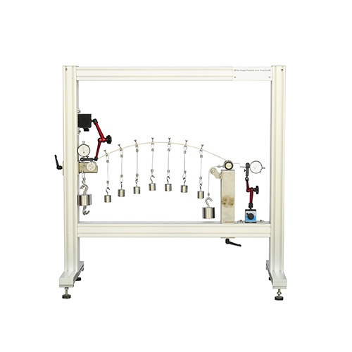 Arco parabólico de duas dobradiças, equipamento de treinamento vocacional de extremidade fixa Equipamento de experiência mecânica