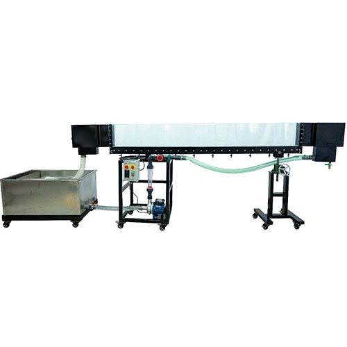 Flume Didactic Equipment Vocational Education Equipment Fluid Lab Equipment