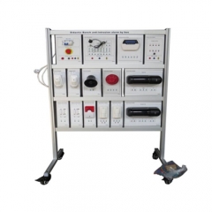 Einbruchmeldeanlage per Bus, Didaktische Bank, Didaktische Ausrüstung, Berufsbildungsausrüstung, Gebäudeschulungsausrüstung