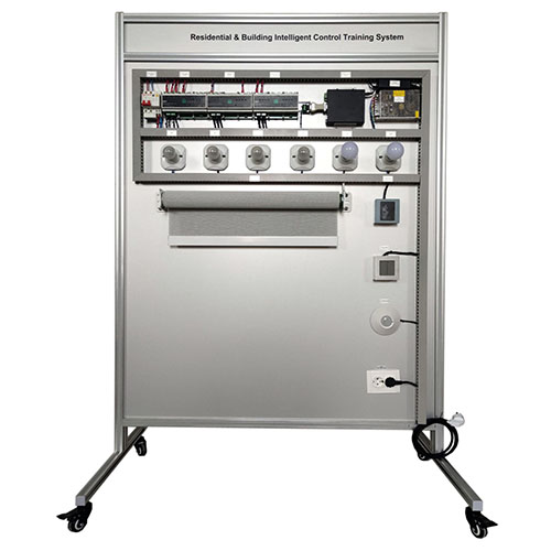 Sistema de treinamento de controle inteligente de edifícios residenciais Equipamento de ensino Equipamento de treinamento de automação de edifícios educacionais