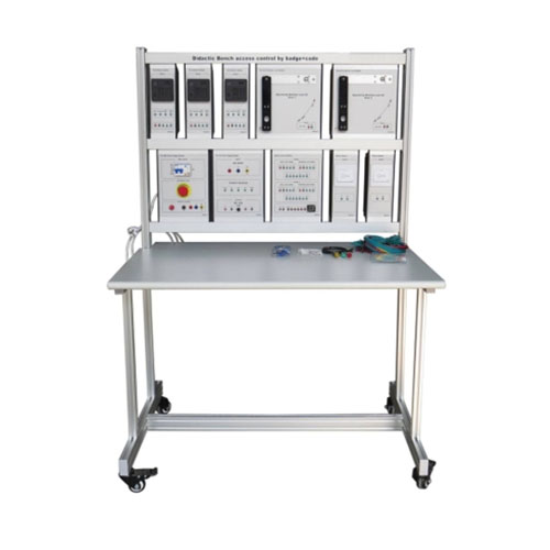 Controle de acesso por código de crachá Bancada didática Equipamento de treinamento vocacional Equipamento didático de treinamento de automação de edifícios