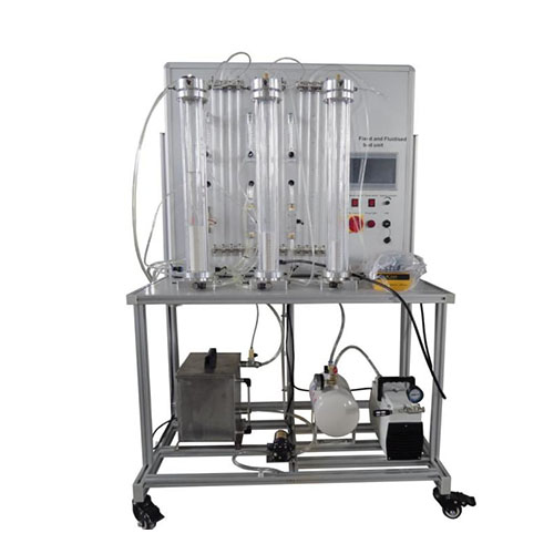 Fixed And Fluidised Bed Unit Teaching Equipment Bernoulli Experiment Bench