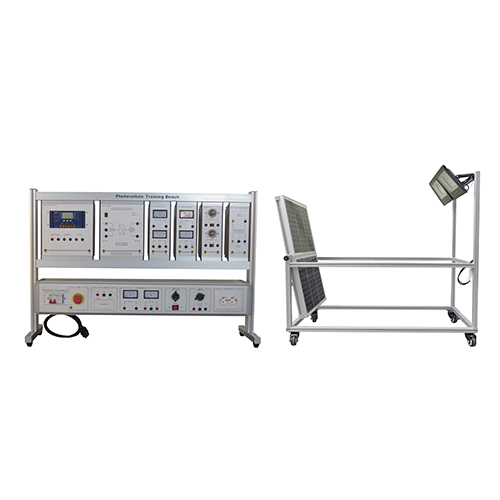 Equipamento de treinamento para geração de energia solar Equipamento de treinamento vocacional Sistema de treinamento didático renovável