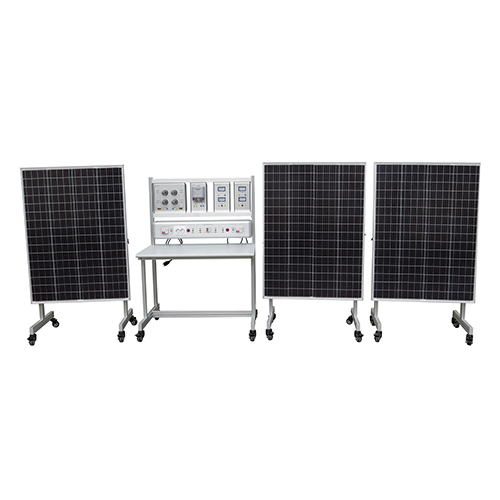 Sistema interativo sobre os fundamentos da tecnologia fotovoltaica Equipamento de treinamento vocacional Sistema de treinamento didático renovável