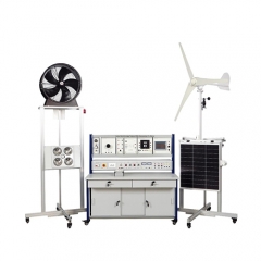 Solar Wind Energy Trainer With Connection to Mains Didactic Equipment Vocational Training Equipment Renewable Training Equipment