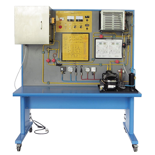 Treinador de Refrigeração e Ar Condicionado com Ciclo Reverso, Equipamento Didáctico para Formação Profissional, Equipamento para Formação em Refrigeração