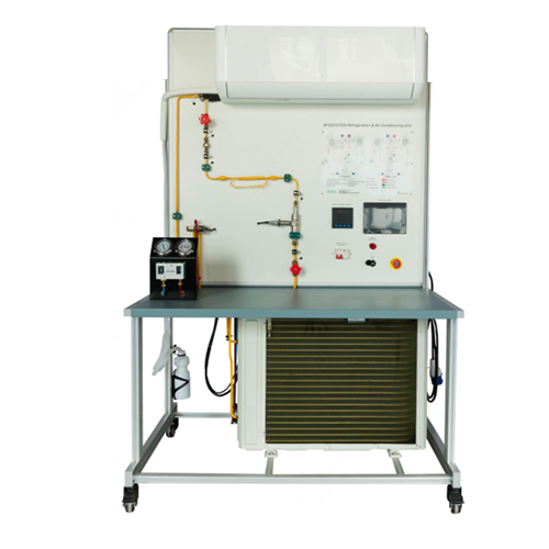 Equipamentos didáticos para unidades de refrigeração e ar condicionado, equipamentos para formação profissional, equipamentos para treinamento em refrigeração.