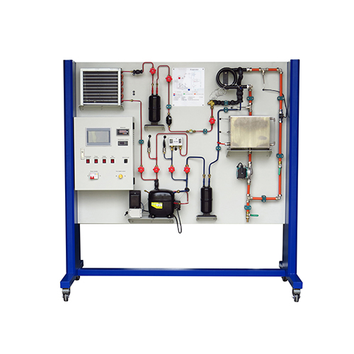 Equipamento didático para treinamento em evaporadores, equipamento para treinamento profissional, equipamento para treinamento em refrigeração.