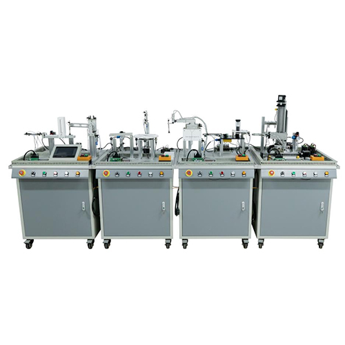 Equipamentos didáticos para o sistema de treinamento da Indústria 4.0, equipamentos para treinamento profissional, equipamentos para treinamento em mecatrônica.