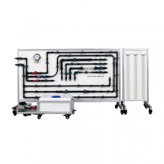 Aparato para el estudio de la fricción de fluidos, equipo didáctico, equipo para formación profesional, equipo para laboratorio de fluidos.