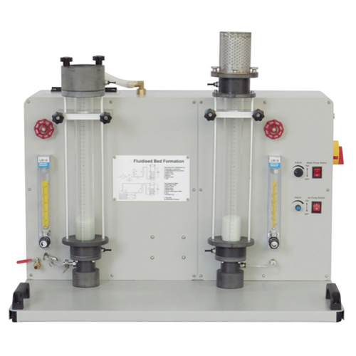 Formação de Leito Fluidizado, Equipamento Didáctico, Equipamento para Educação Profissional, Equipamento para Laboratório de Fluidos