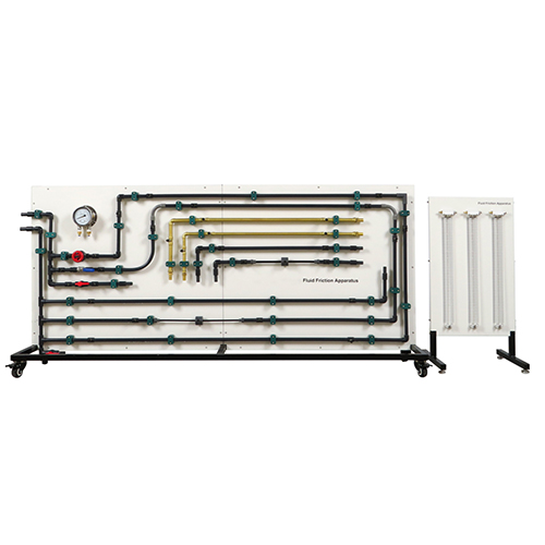 Equipamento didático para estudo de atrito de fluidos, equipamento para ensino profissional, equipamento para laboratório de fluidos.