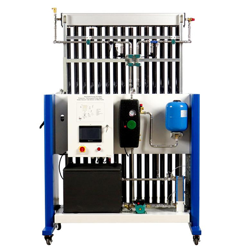 Energia Renovável Produção de Água Quente: Termo-sifão Aquecedor Solar de Água Tubo de Vácuo Sensor em Estrutura de Metal Equipamento Didático Equipamento de Treinamento em Energia Verde