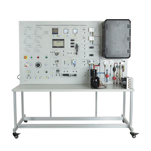 冷凍技術における部品と故障の研究用ベンチ 教育機器 職業訓練機器 冷凍訓練機器