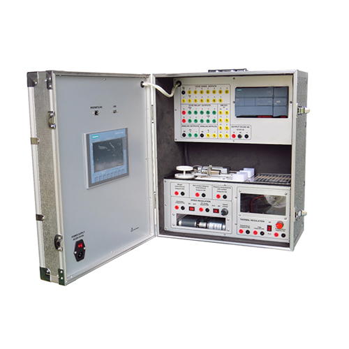 Bancada de estudo para sensores analógicos e regulação, equipamento didático, equipamento para ensino profissional, equipamento para formação em eletricidade