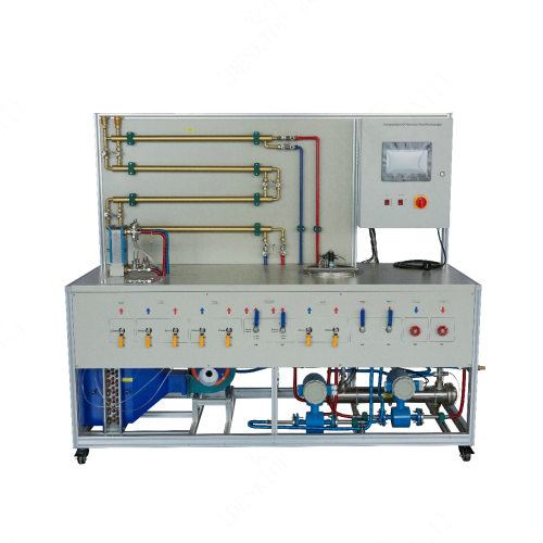 Comparação de vários trocadores de calor Equipamento didático Equipamento de treinamento vocacional Equipamento de laboratório térmico