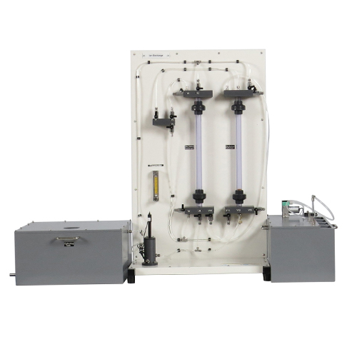 Equipamento de ensino de permuta iónica, equipamento de formação industrial, equipamento de laboratório de mecânica dos fluidos.