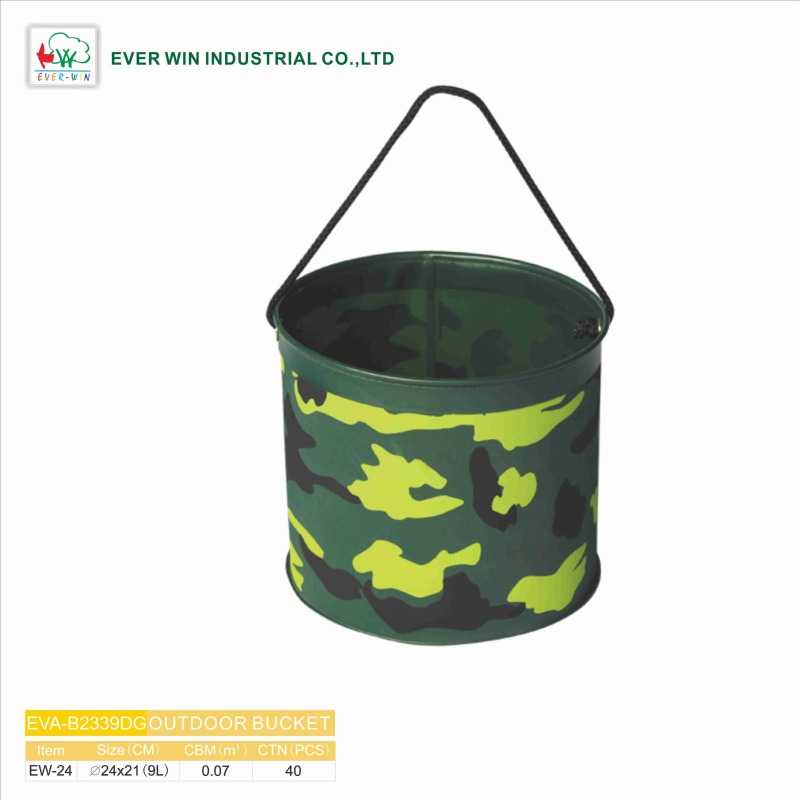 FOLDING BUCKET, OUTDOOR BUCKET