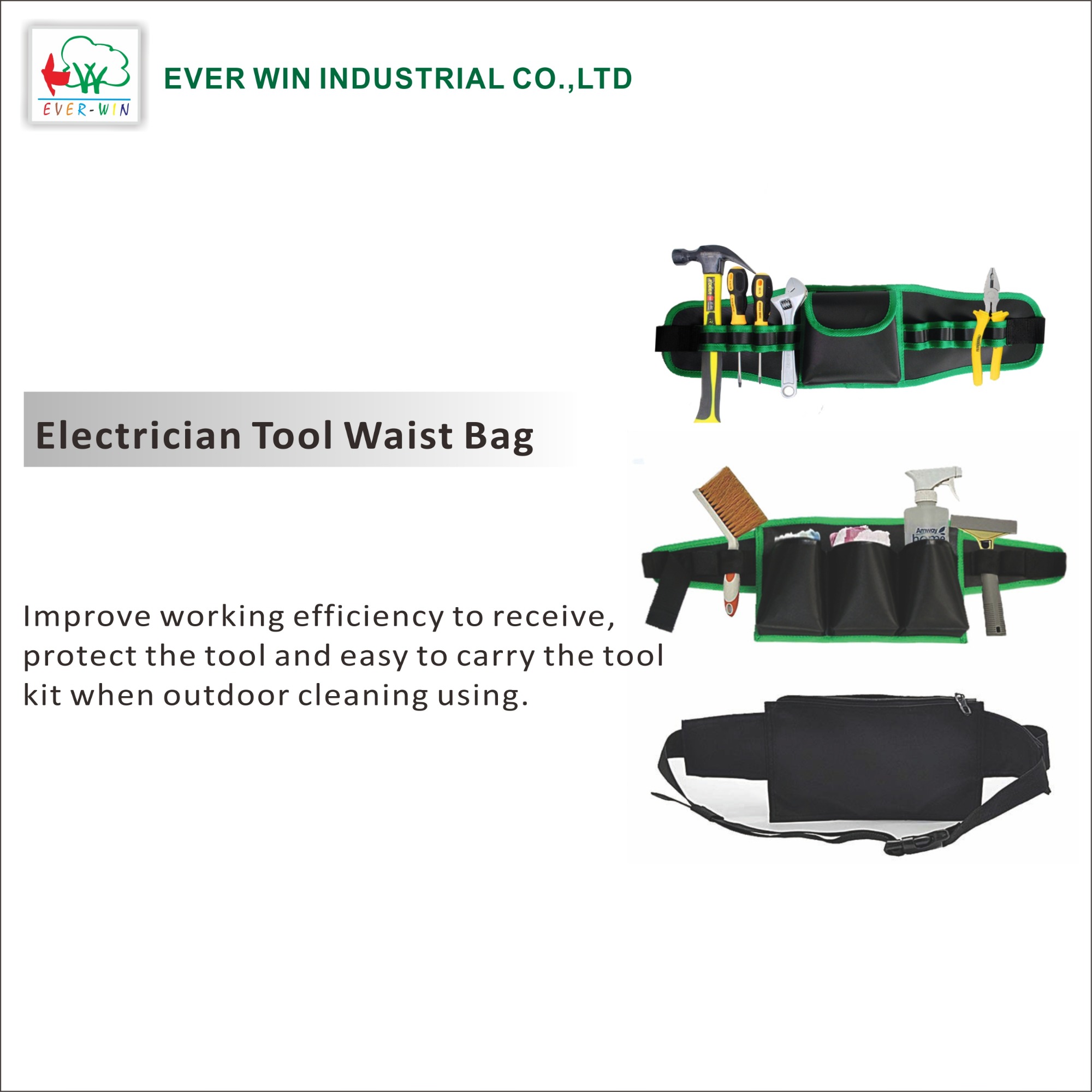 Garden /electrician tool hanging bags