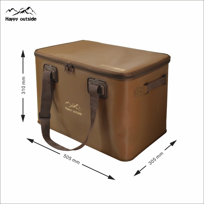 Happy outside Outdoor Insulation Ice Pack Large capacity portable Camping travel cold protection EVA picnic pack