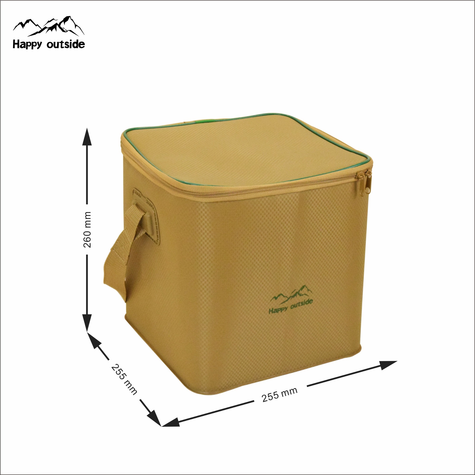 Happy outside Outdoor Gas Tank Storage bag Large capacity anti-collision tableware stove gas tank storage bag