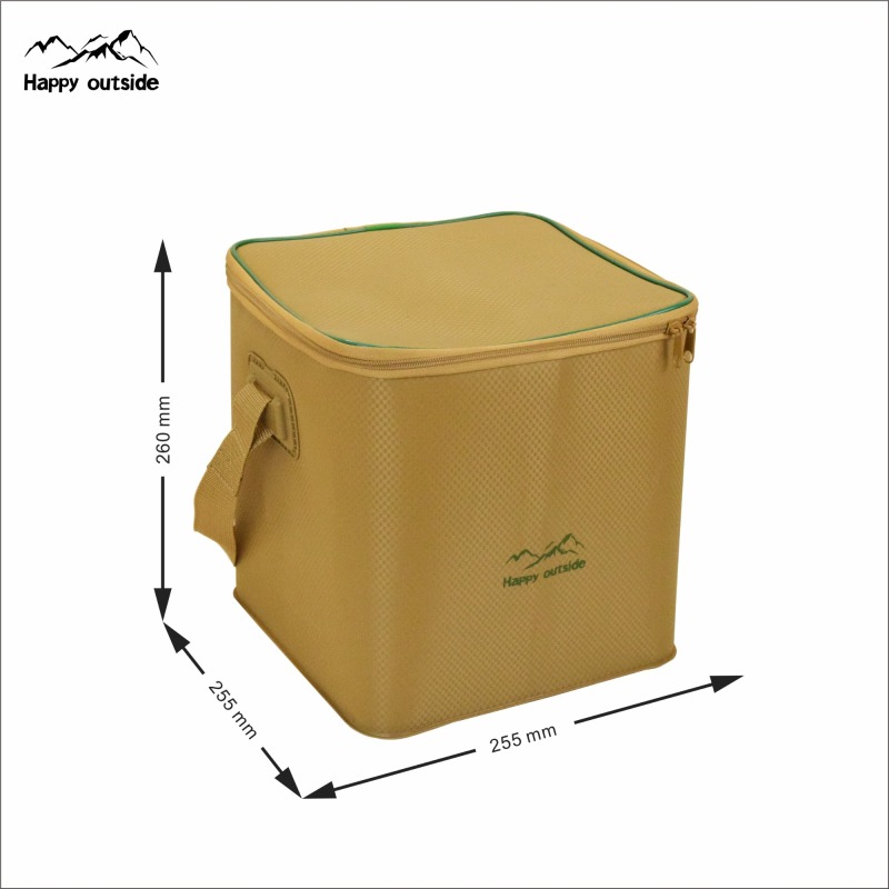Happy outside Outdoor Gas Tank Storage bag Large capacity anti-collision tableware stove gas tank storage bag